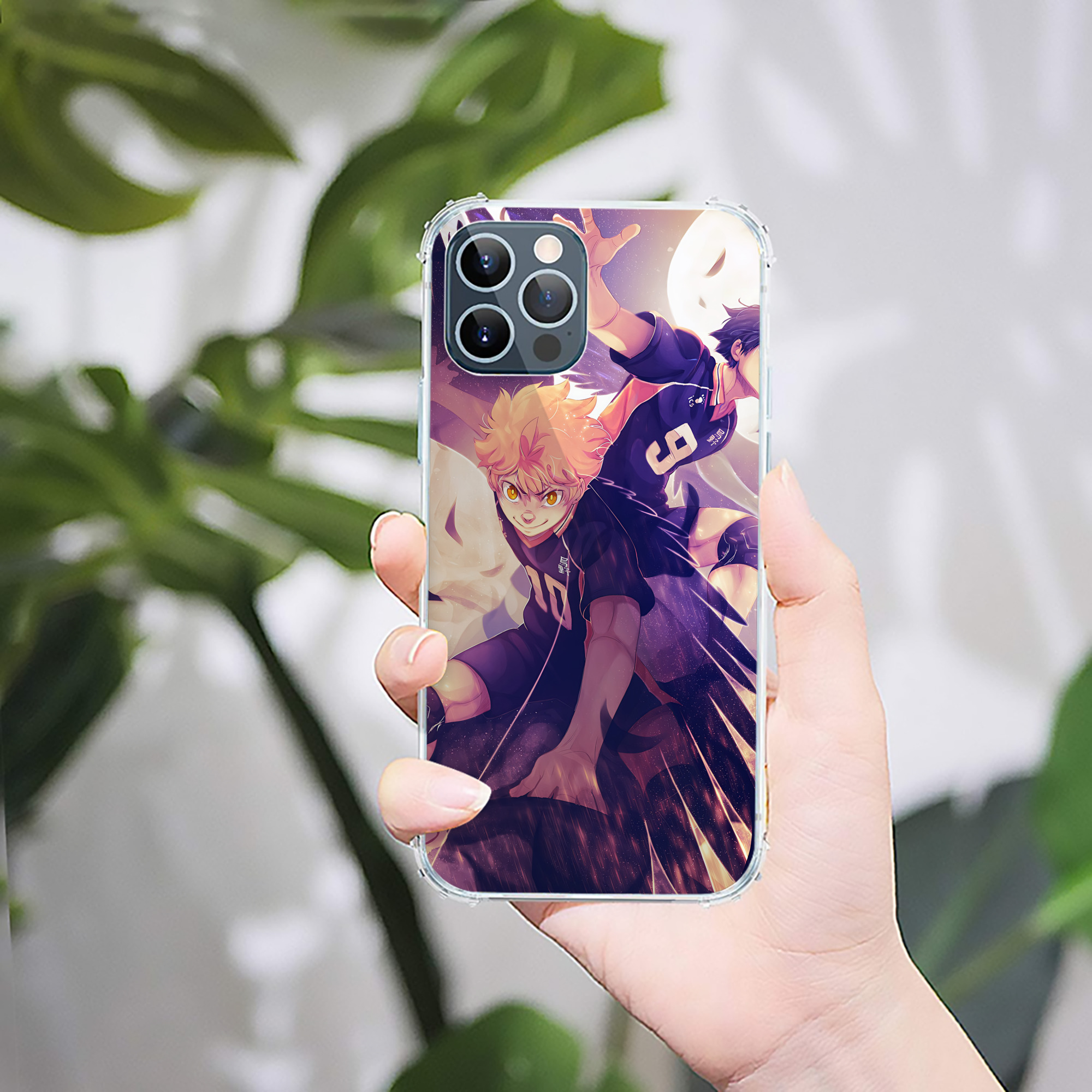 （画像用） ハイキュー!! Haikyu!! 【iPhone 12シリーズ対応】透明スマホケース（クリアソフトケース）